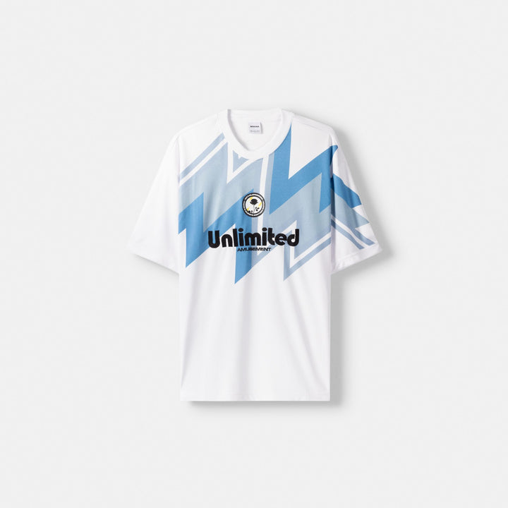 Moudda BERSHKA - T-shirt Boxy en Mesh Imprimé Unlimited - Tunisie 1