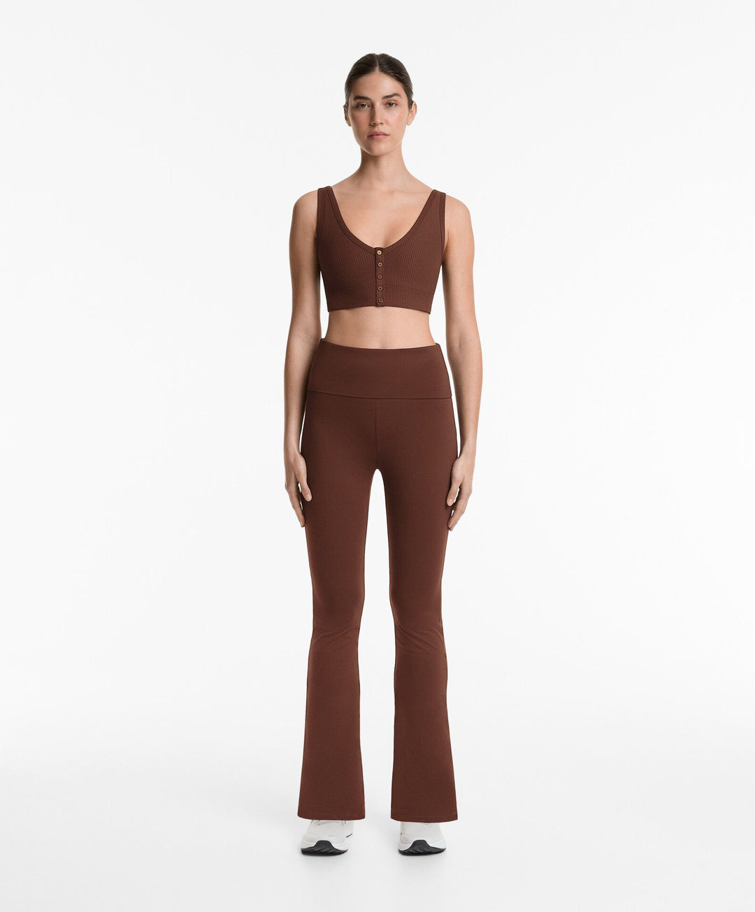 Moudda Oysho - Pantalon Flare - Ceinture Plissée - Tunisie 2