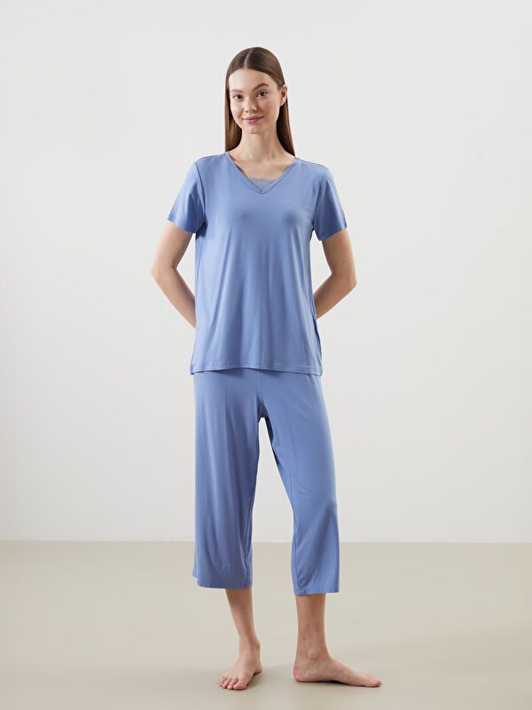 Moudda LC Waikiki - Ensemble de Sous-vêtement en jersey capri pour Femmes - Tunisie 1