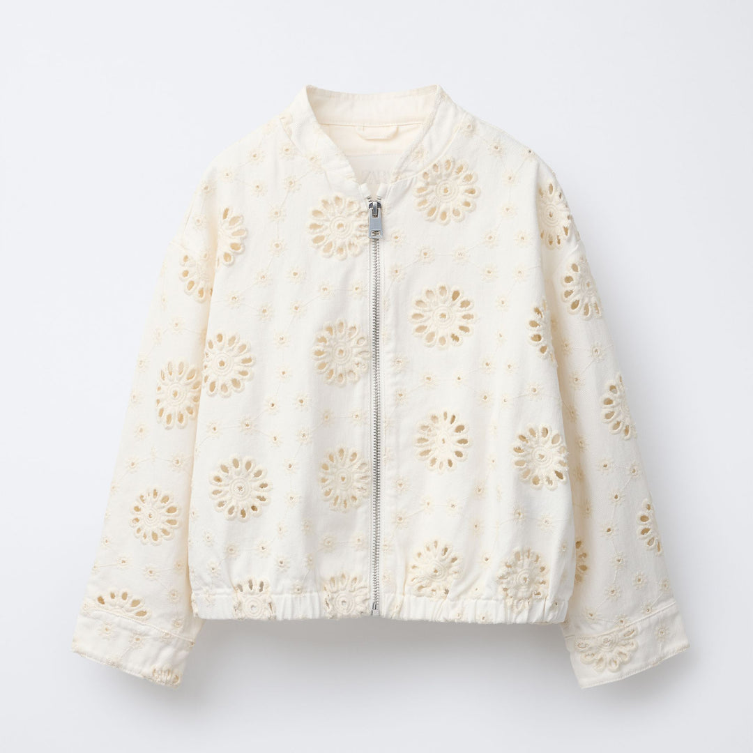 Moudda ZARA - Veste Fille - Broderie Suisse Bicolore - Tunisie 1