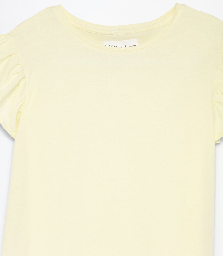 Moudda Lefties - T-Shirt Jersey - Volant Avril Fille - Tunisie 4