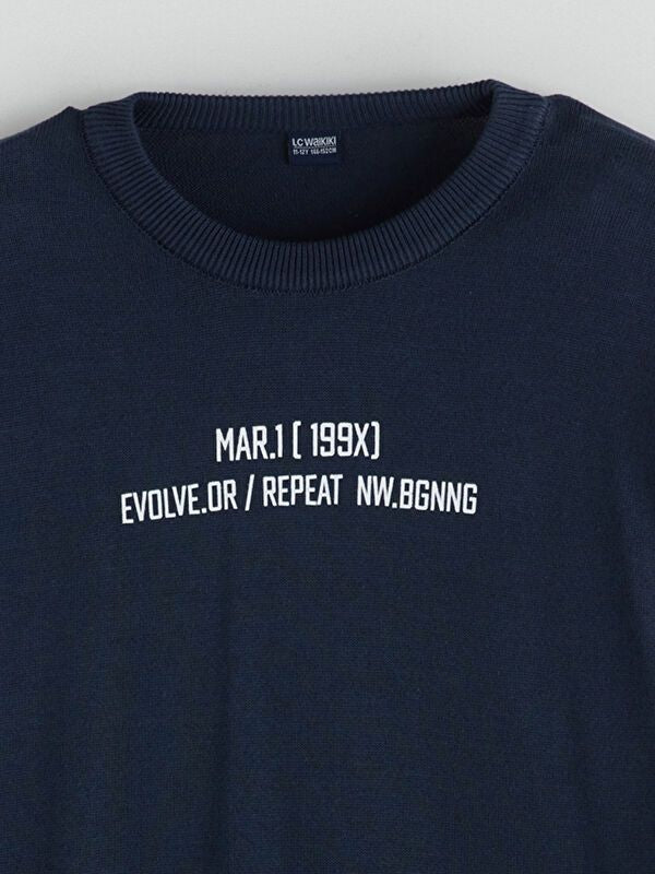 Moudda LC Waikiki - Pull en tricot Garçon Bleu marine foncé - Tunisie 2