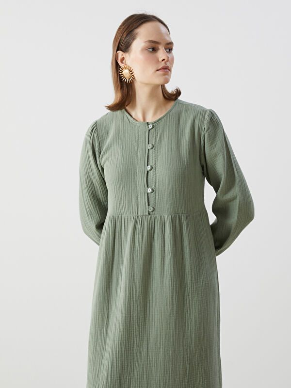 Moudda LC Waikiki - Robe tissée à manches longues pour Femmes - Tunisie 2