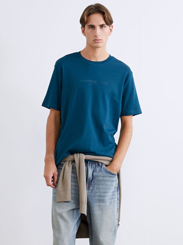 Moudda LC Waikiki - T-shirt imprimé manches courtes en jersey pour Homme - Tunisie 1