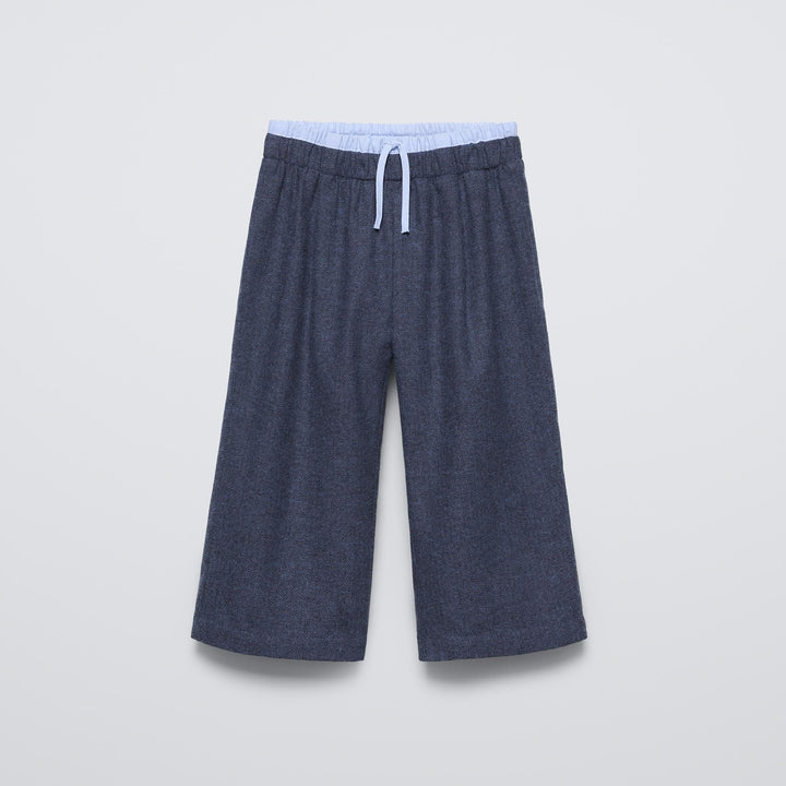 Moudda ZARA - Pantalon enfant combiné, ceinture bleue - Tunisie 1
