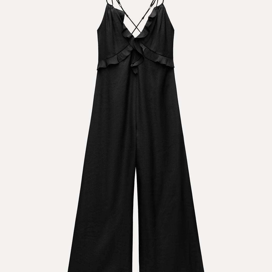 Moudda ZARA - Combinaison longue volants doubles bretelles - Tunisie 1