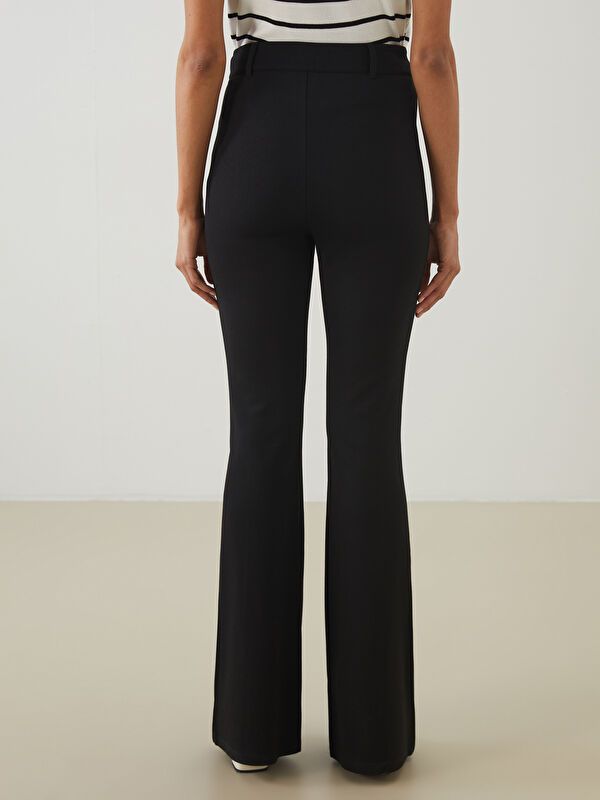 Moudda LC Waikiki - Pantalon tissé moyen Femme Noir - Tunisie 4