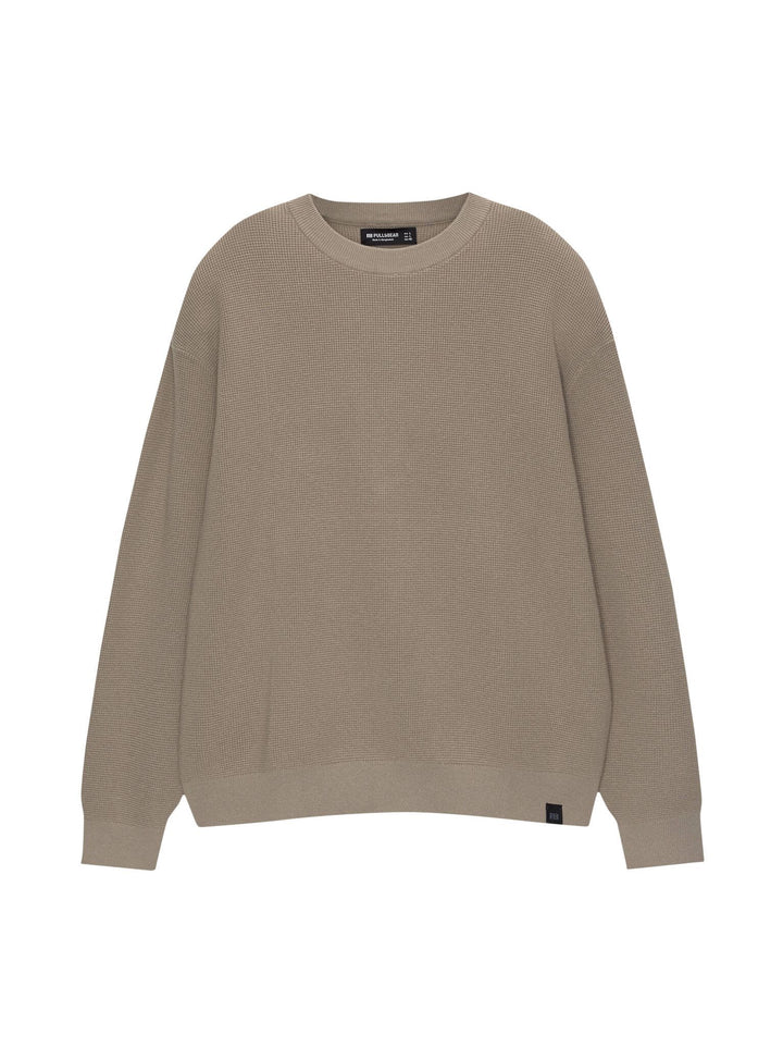 Moudda PULL & BEAR - Pull - Col Rond & Gaufré Basique - Tunisie 1