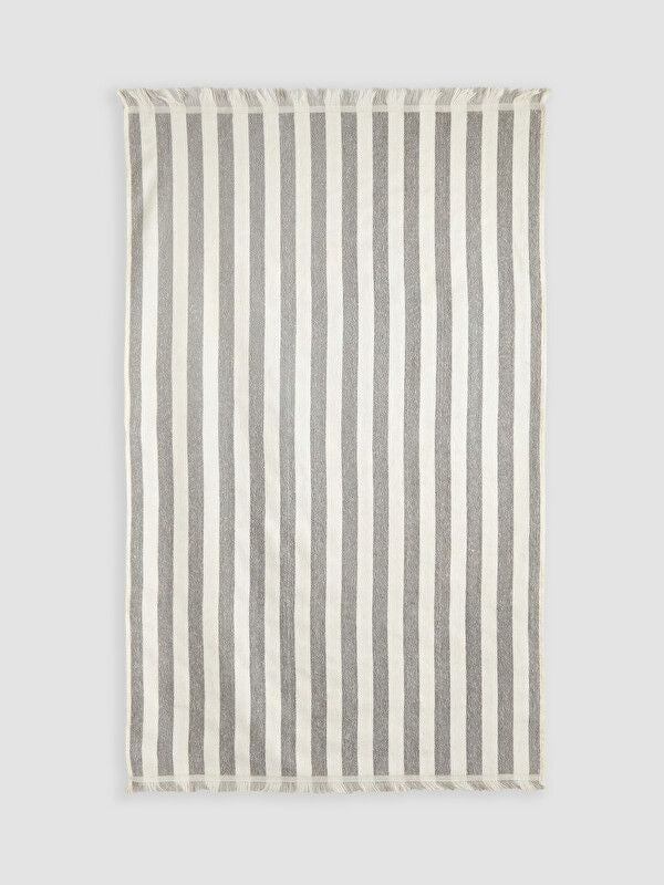 Moudda LC Waikiki - Serviette pour Homme couleur Gris rayé - Tunisie 2