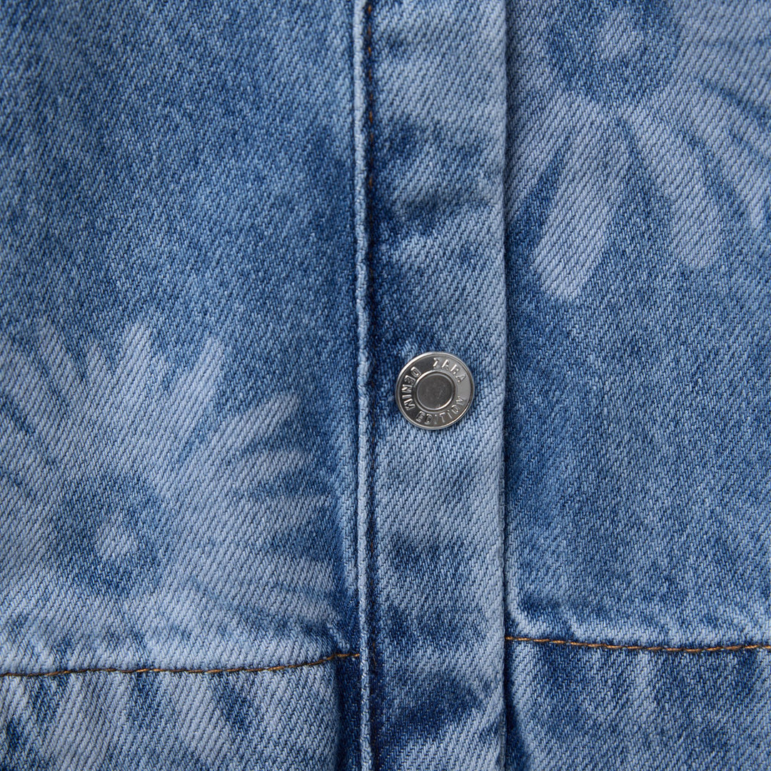 Moudda ZARA - Robe Denim Enfant - Fleurs Laser - Tunisie 4