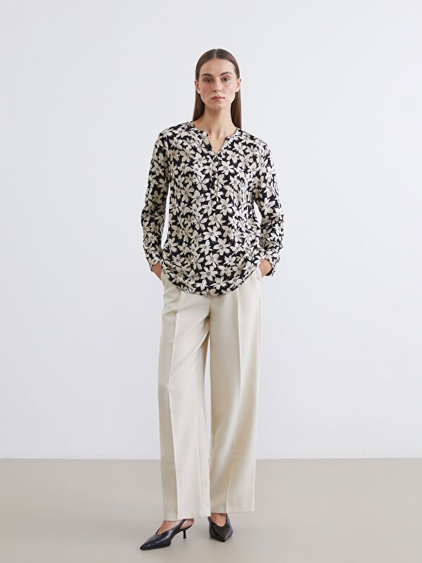 Moudda LC Waikiki - Chemisier (blouse) imprimé manches longues en tissu pour Femme - Tunisie 2