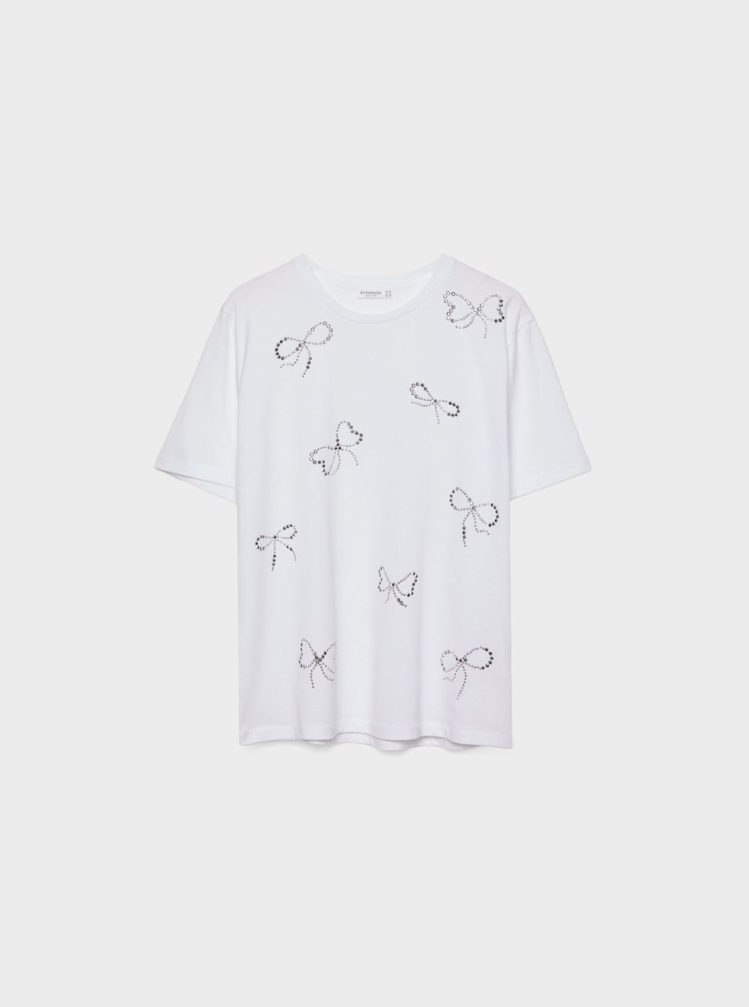 Moudda STRADIVARIUS - T-Shirt Nœuds Bijoux Manches courtes - Tunisie 3