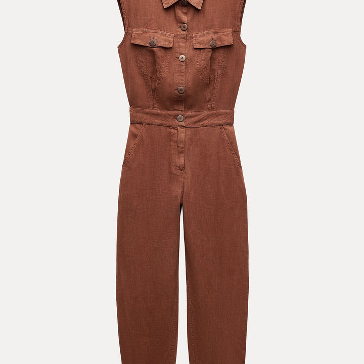 Moudda ZARA - Combinaison ramie/lyocell jambes ballon - Tunisie 1