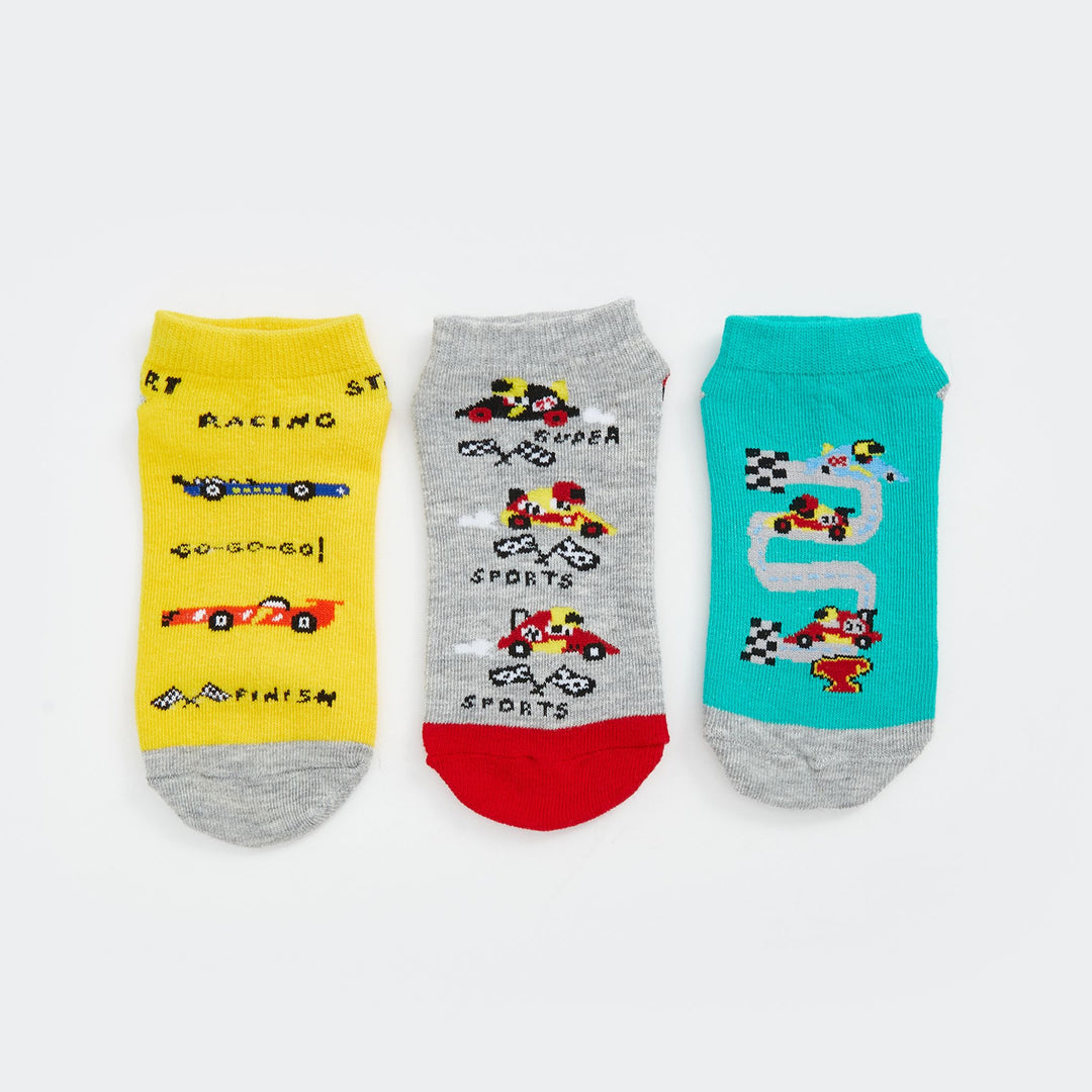 Moudda LC Waikiki - Chaussettes pour sneakers Garçon Fil mélangé teint - Tunisie 2