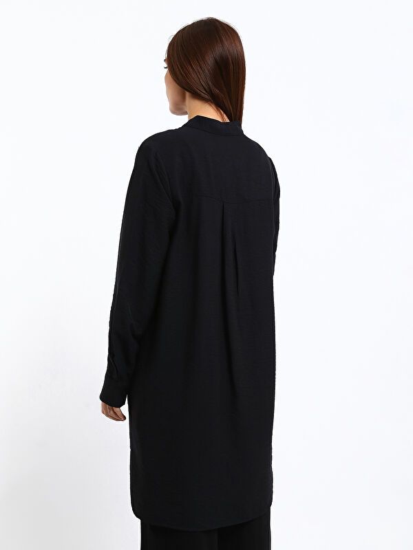 Moudda LC Waikiki - Tunique manches longues en tissu couleur Noir pour femmes - Tunisie 5