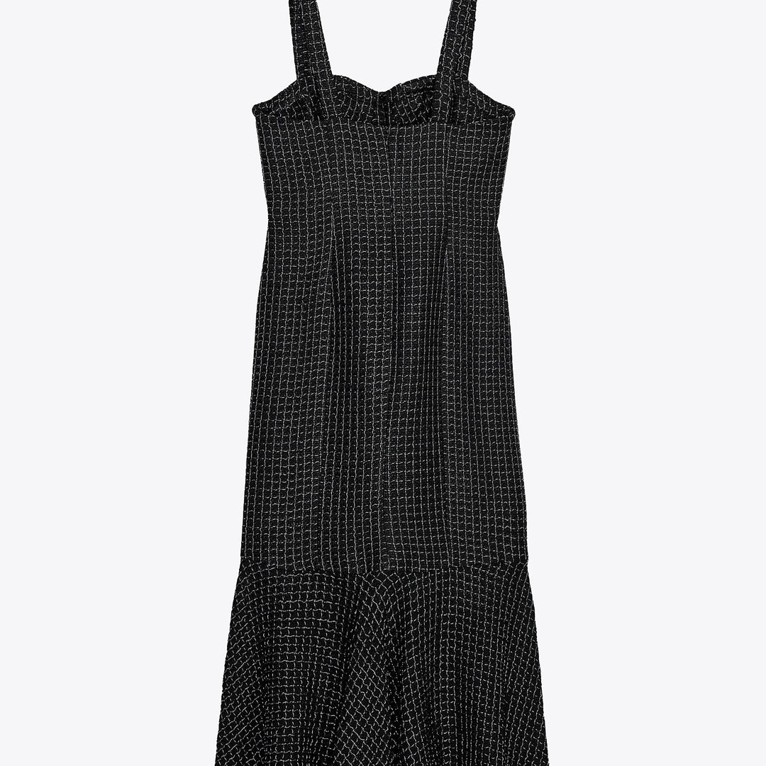 Moudda ZARA - Robe Bustier Midi Lurex - Volant Bas - Tunisie 2