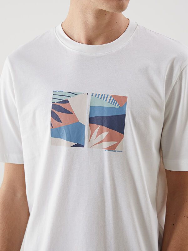 Moudda LC Waikiki - T-shirt imprimé manches courtes en jersey - Tunisie 3