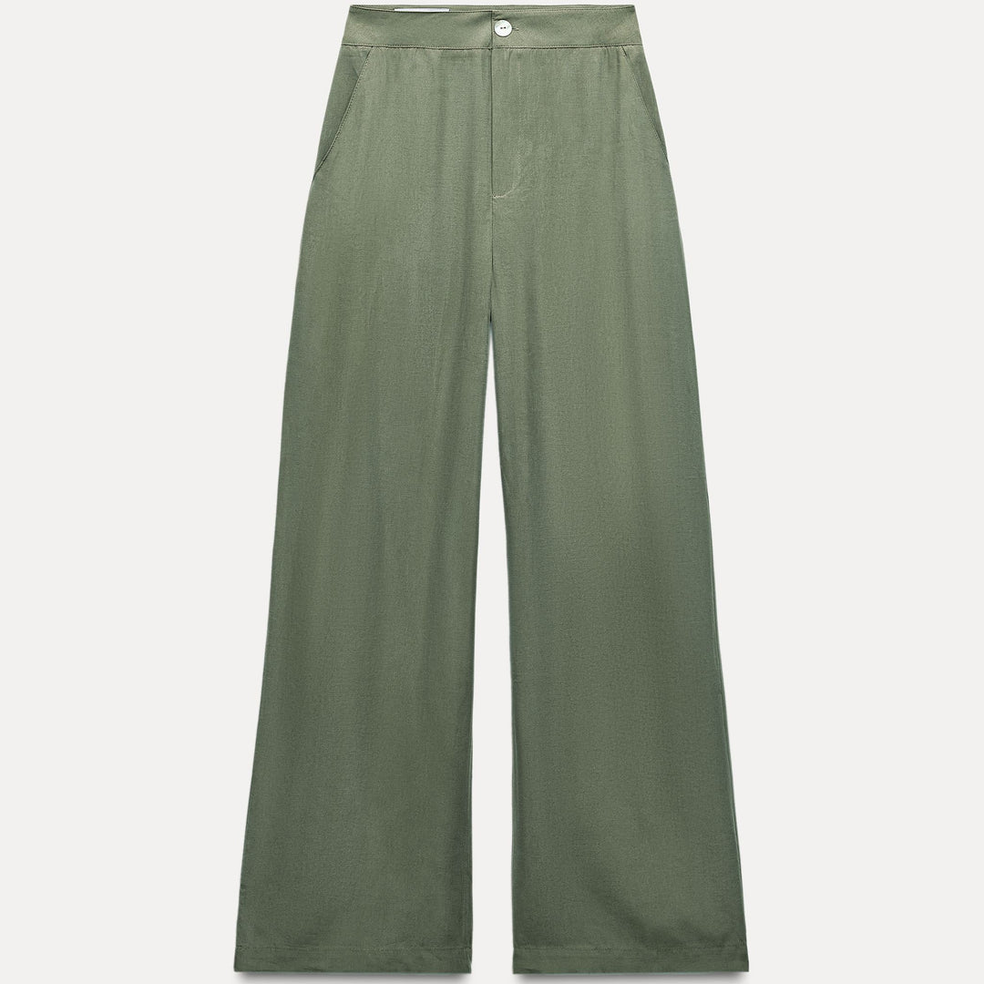 Moudda ZARA - Ensemble pantalon large en cupro - Tunisie 1