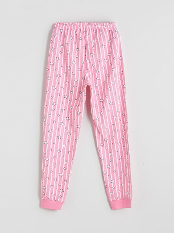 Moudda LC Waikiki - Pyjama en jersey manches longues moyen Fille Bleu clair - Tunisie 5