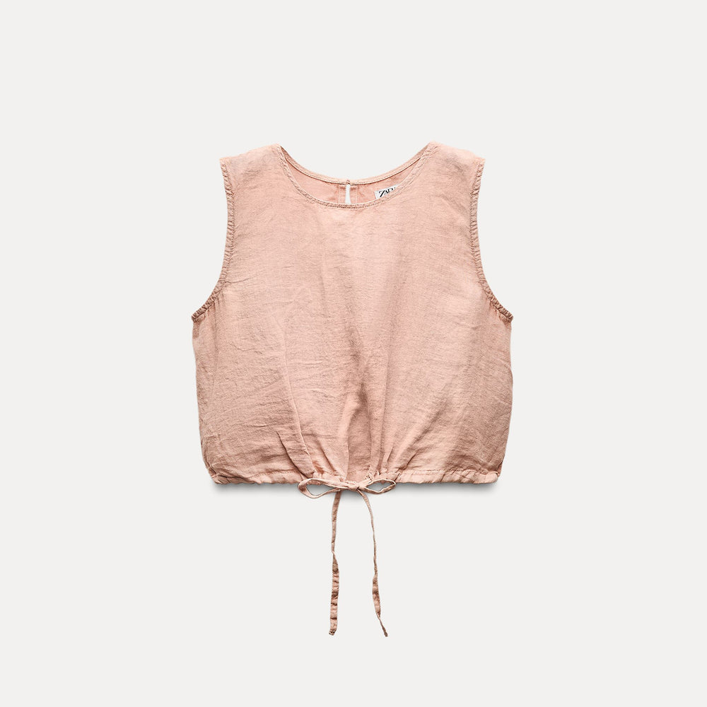 Moudda ZARA - Set D.W. top sans manches 100% lin - Tunisie 2