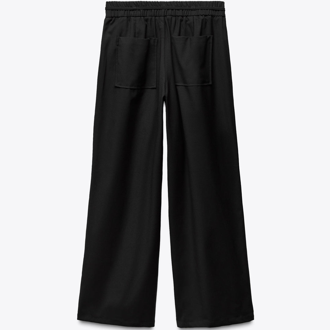 Moudda ZARA - Pantalon Wide Leg - Rayures & Taille Élastique - Tunisie 2
