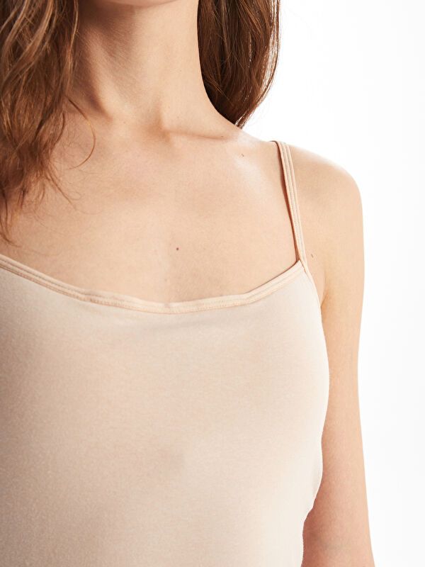 Moudda LC Waikiki - Débardeur base sous-vêtements Femme Rose nude - Tunisie 3