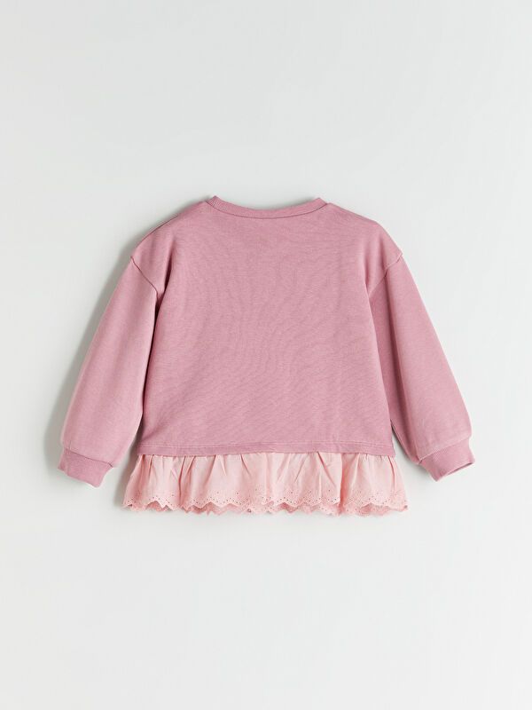 Moudda LC Waikiki - Sweatshirt en jersey sous licence Fille Rose claire - Tunisie 3