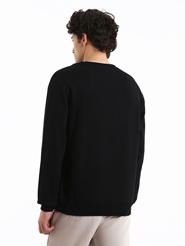 Moudda LC Waikiki - Sweatshirt en jersey Homme Noir - Tunisie 5