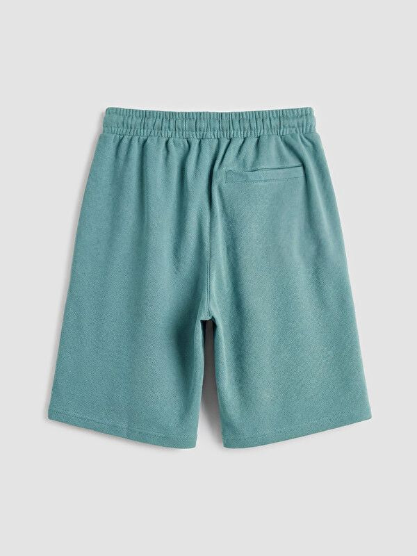 Moudda LC Waikiki - Bermuda en tissu pour Garçon couleur Vert terne - Tunisie 2