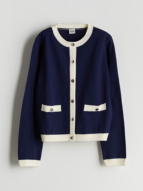 Moudda LC Waikiki - Cardigan en tricot Fille Marine - Tunisie 1