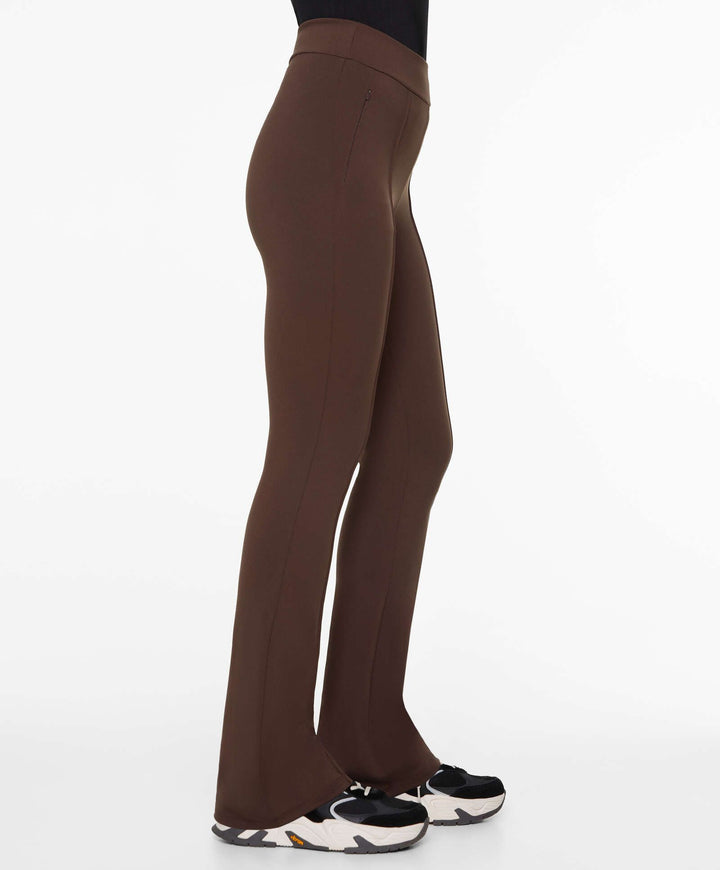 Moudda Oysho - Pantalon Long Flare Chaud - Taille Haute, Cheville, Zip & Couture - Tunisie 7