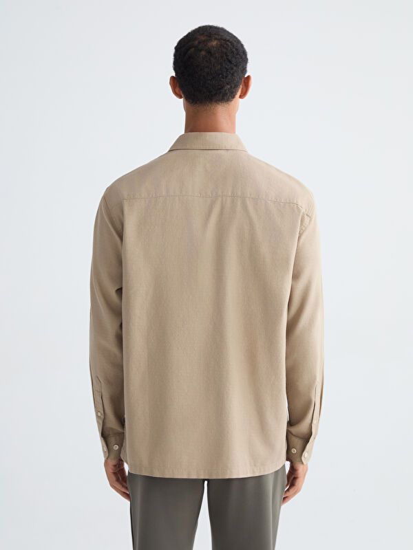 Moudda LC Waikiki - Chemise manches longues en tissu pour Homme - Tunisie 4