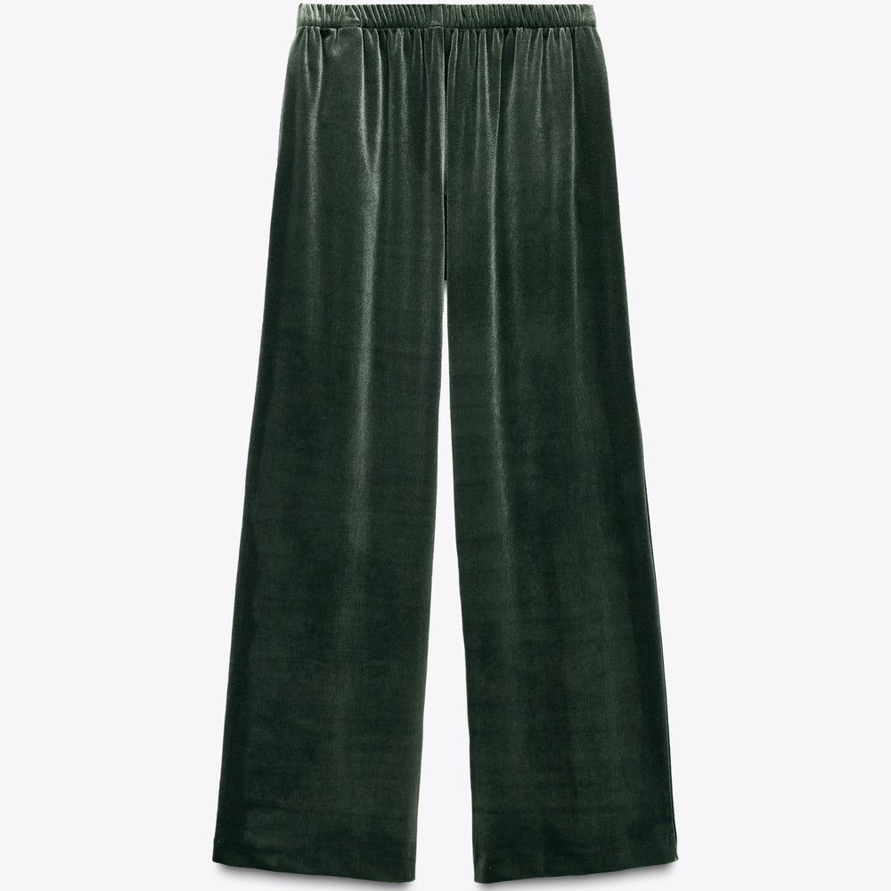 Moudda ZARA - Pantalon Wide Leg - Velours & Taille Élastique - Tunisie 2