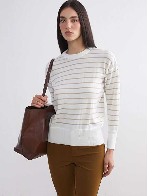 Moudda LC Waikiki - Cv tricot pullover mid pour Femmes - Tunisie 1