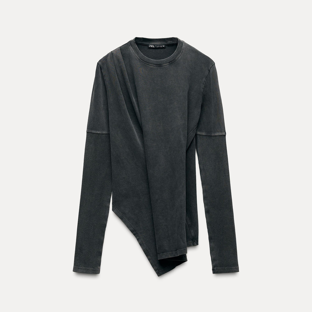 Moudda ZARA - Top Coton Épais à Plis - Tunisie 1