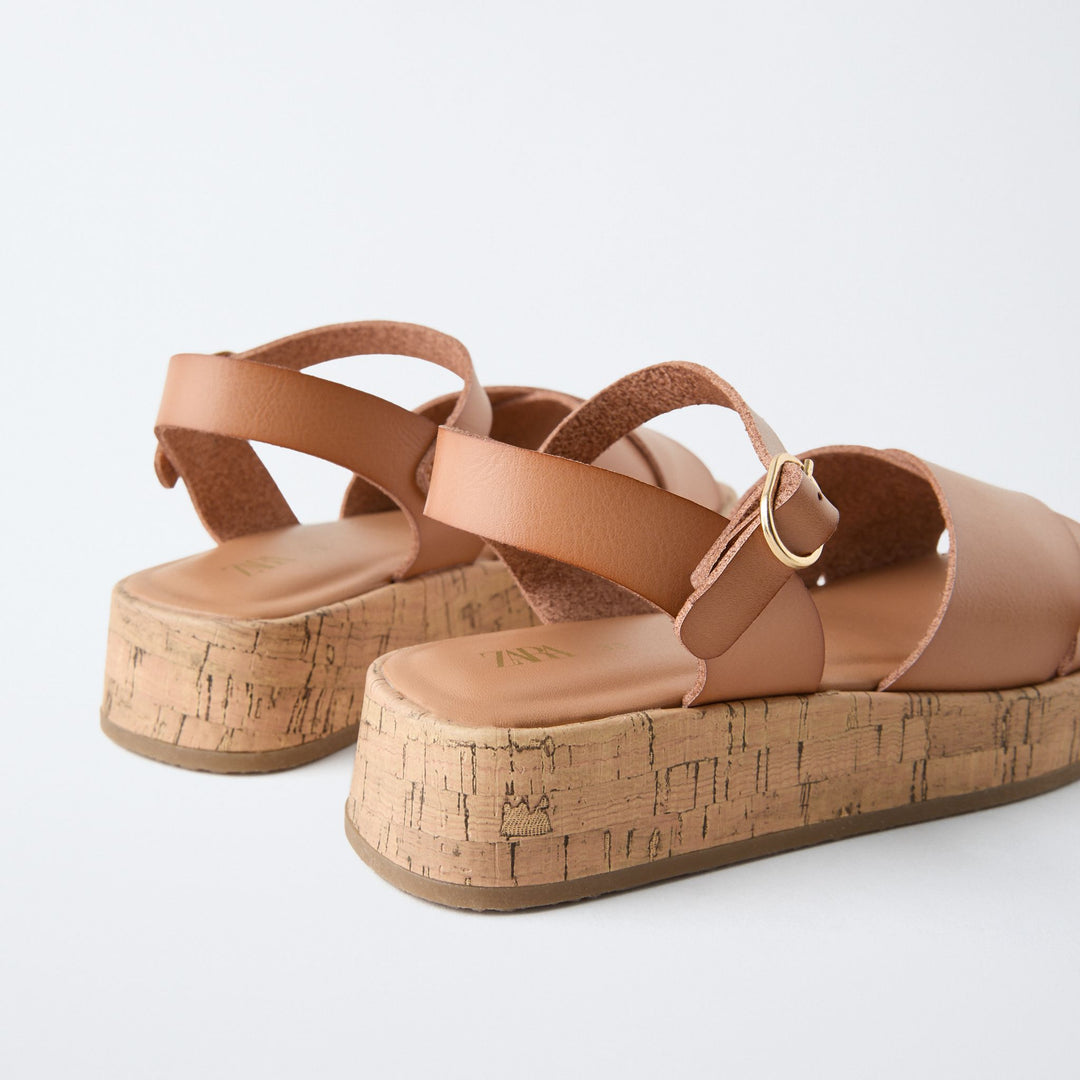 Moudda ZARA - Sandale plateforme croisée - Tunisie 4