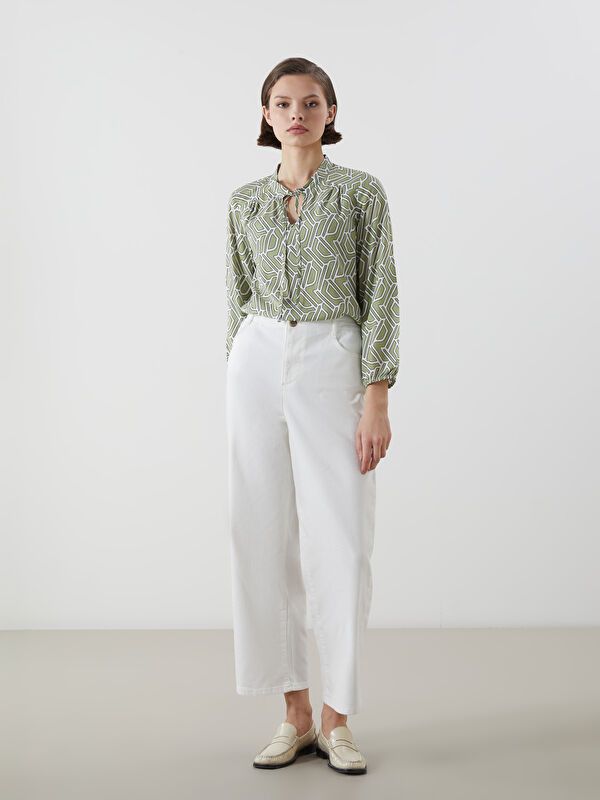 Moudda LC Waikiki - Chemise tissée imprimée cv à manches longues pour Femmes - Tunisie 2