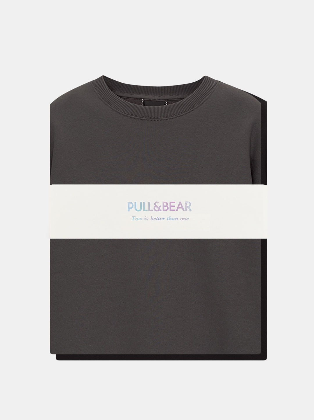 Moudda PULL & BEAR - Multipack Col Rond Noir + Anthra - Tunisie 3
