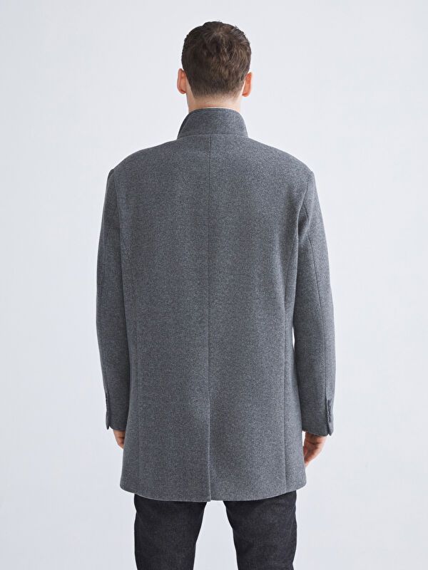 Moudda LC Waikiki - Manteau lourd Homme Mélange anthracite - Tunisie 5