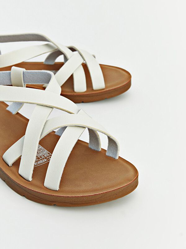Moudda LC Waikiki - Sandales pour Femme couleur Blanc - Tunisie 2