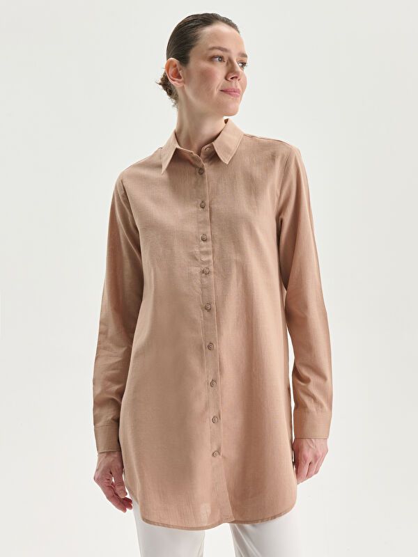 Moudda LC Waikiki - Tunique tissée cv à manches longues pour Femmes - Tunisie 1