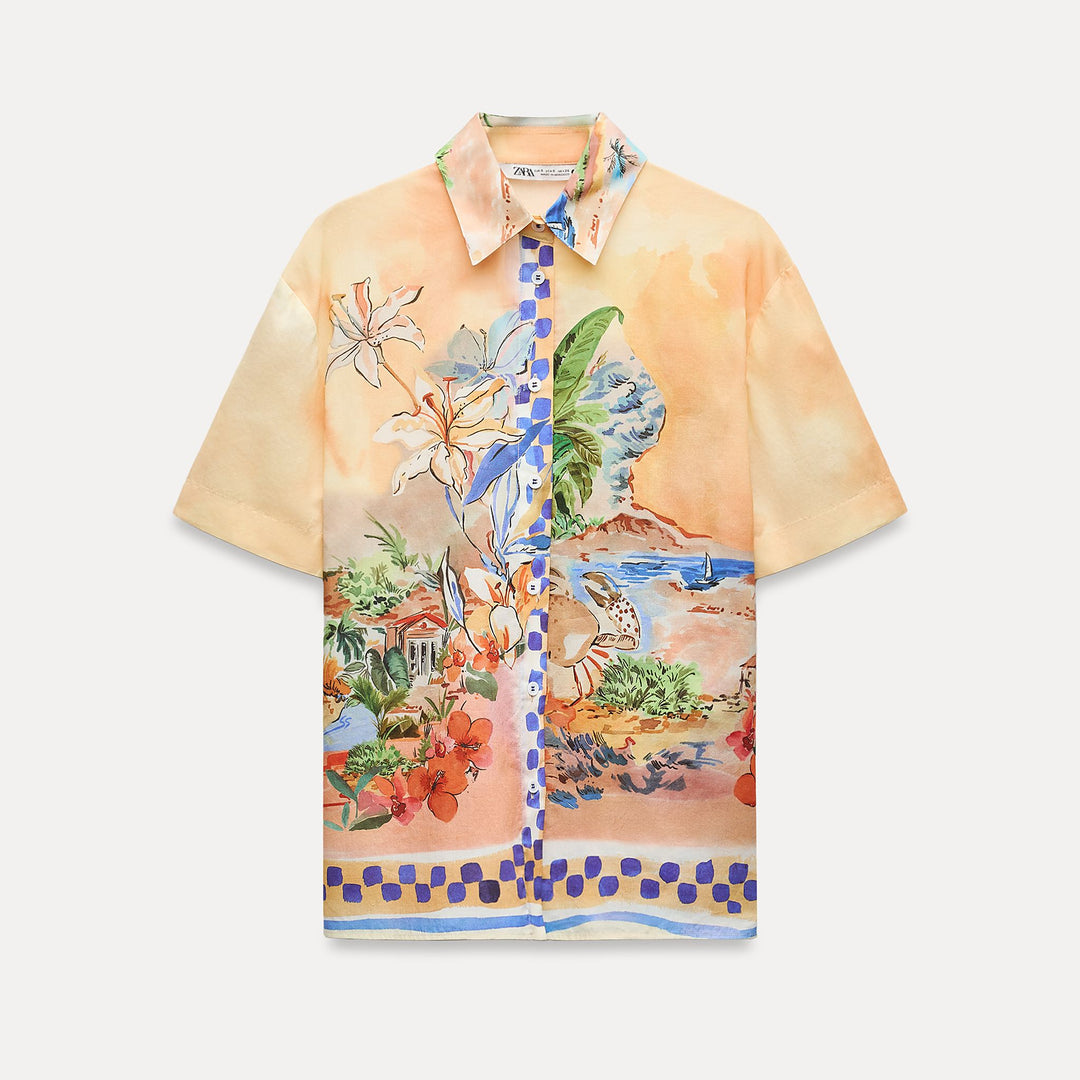 Moudda ZARA - Set ZW. chemise manches courtes imprimée - Tunisie 1