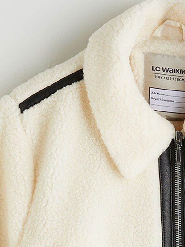 Moudda LC Waikiki - Manteau lourd Fille Ecru - Tunisie 3