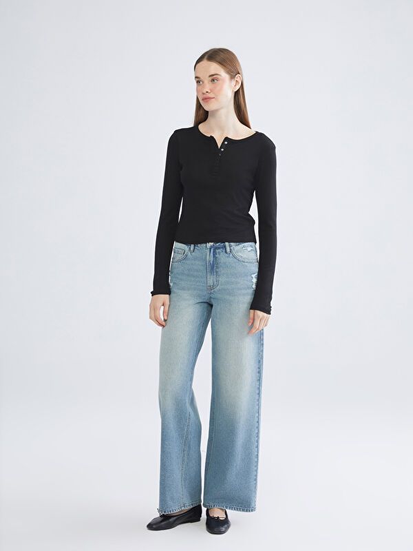 Moudda LC Waikiki - Body manches longues en jersey pour Femme - Tunisie 2