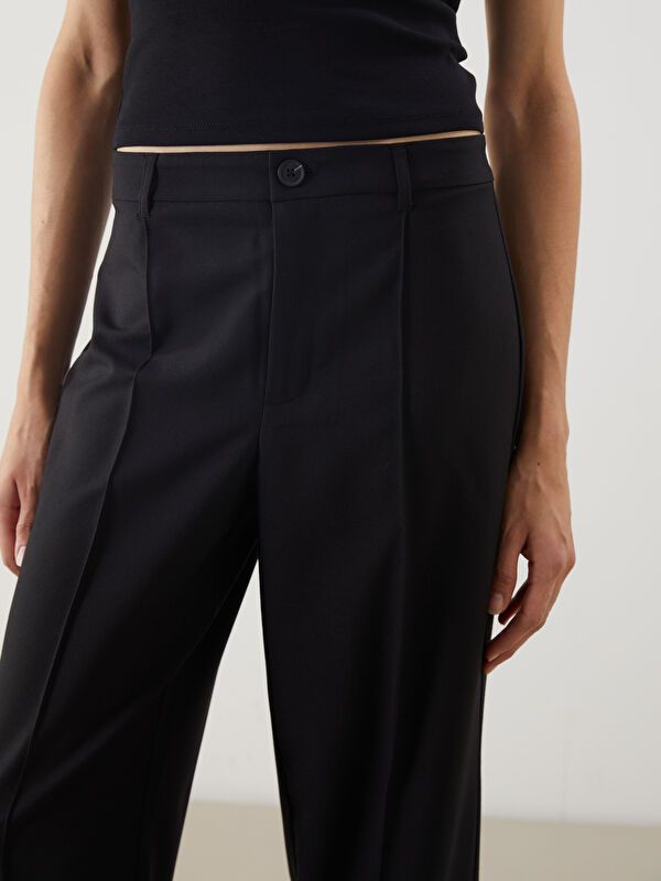 Moudda LC Waikiki - Pantalon tissé moyen Femme Noir - Tunisie 3