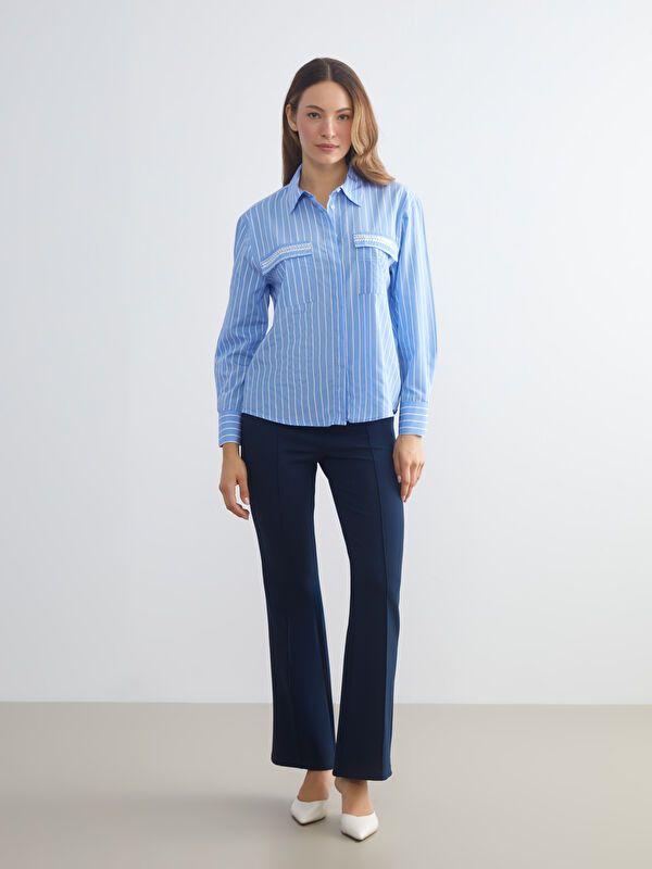 Moudda LC Waikiki - Chemise tissée cv à manches longues pour Femmes - Tunisie 2