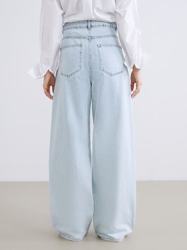 Moudda LC Waikiki - pantalon tissé en jean pour Femmes - Tunisie 4