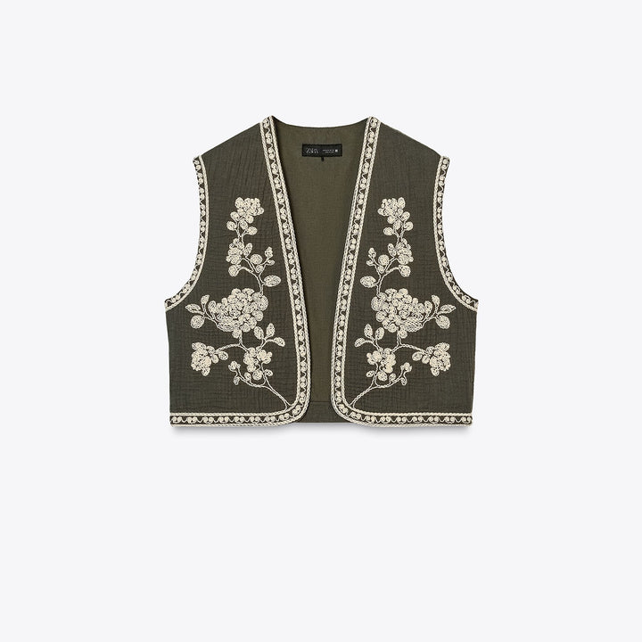 Moudda ZARA - Gilet - Broderies - Tunisie 1