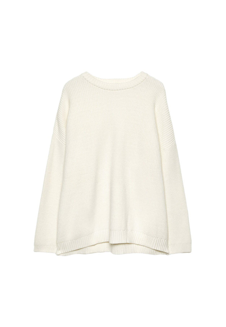 Moudda STRADIVARIUS - Pull en Maille Basique Col Rond - Tunisie 1