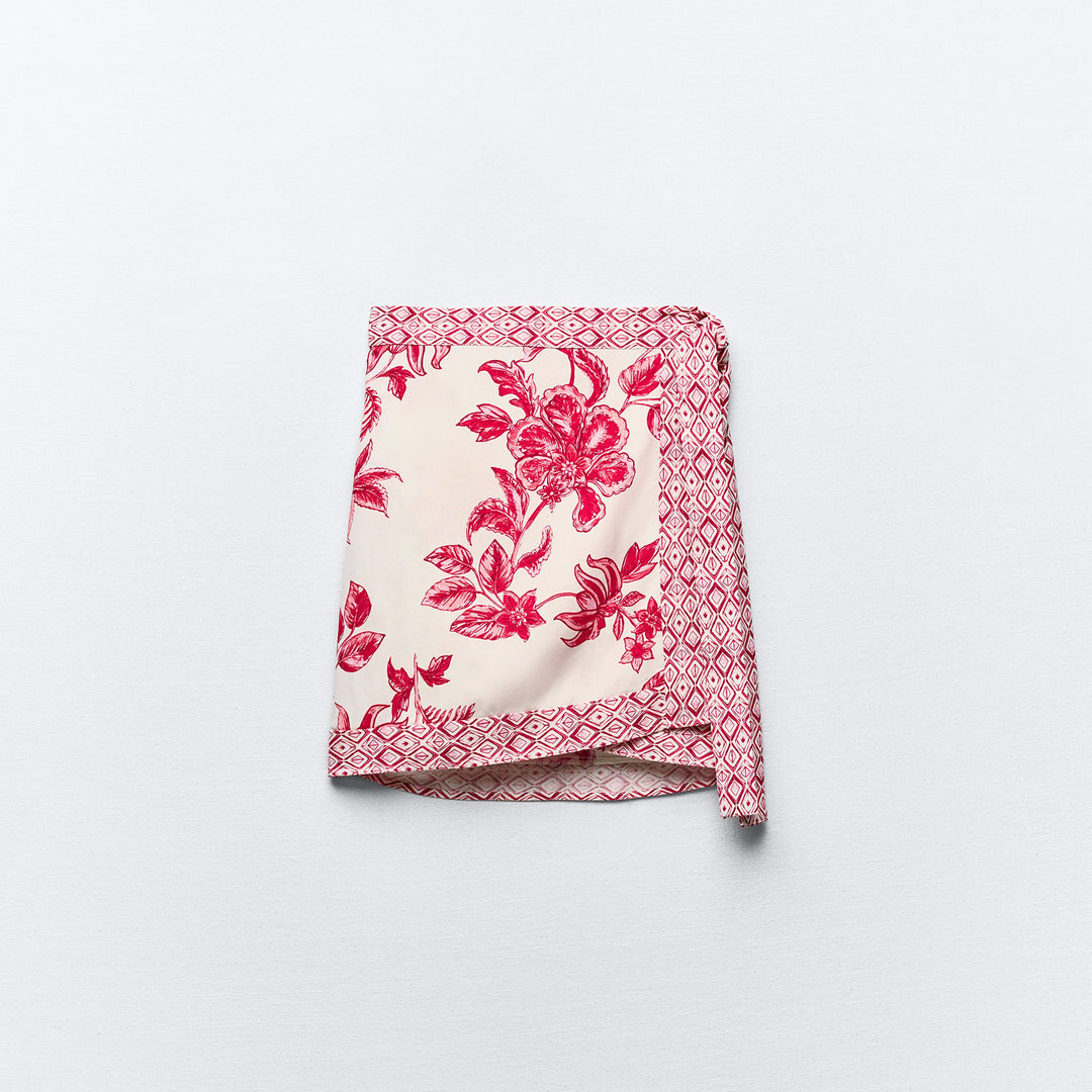 Moudda ZARA - Mini-jupe pareo imprimée - Tunisie 1